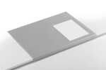 Durable Schreibunterlage 650x520mm gr Vollsichtplatte Kantenschutz