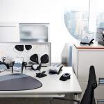 Durable Stiftebutler PEN HOLDER sw mit 5 Kammern und Standpads