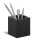 Durable Stifteköcher sw 75x90x75mm CUBO Pen Holder
