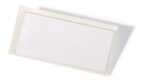 Durable Selbstklebetasche 32x74mm 10St tr oben offen
