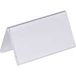 Durable Tischnamensschild tr 25St 52x100mm Dachform