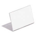 Durable Tischnamensschild tr 10St 61x150mm Acryl in L-Form
