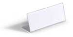 Durable Tischnamensschild tr 10St 61x150mm Acryl in L-Form