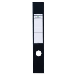 Durable Ordnerrückenschild sw 10St 60mm m auswechselbarer Einlage