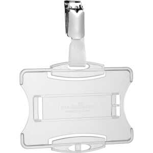 Durable Ausweiskartenhalter 54x85 tr 25St mit Clip