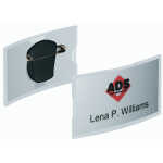 Durable Namensschild konvex tr 25St 40x75mm Acryl mit...