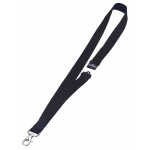 Durable Textilband sw 10St 20mm breit mit Karabinerhaken
