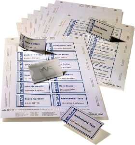 Durable Namensschild Komplettset sort Inhalt Art 8003 u 1453 plus CD