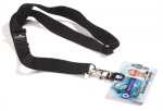 Durable Kartenhalter Card Fix sw 10St mit Textilband sw