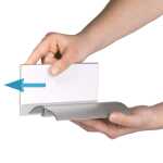 Durable Tischnamensschild 61x122mm tr 2St Desk Presenter de Luxe