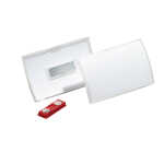 Durable Namensschild 54x90 mm Magnet 70% recycled PP CLICK FOLD