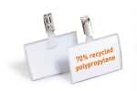 Durable Namensschild 54x90 mm Clip 70% recycled PP CLICK FOLD