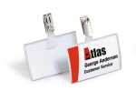 Durable Namensschild 54x90 mm Clip 70% recycled PP CLICK FOLD