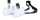 Durable Namensschild 54x90 mm mit Textilband 70% recycled PP