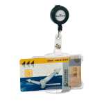 Durable Namensschild 54x85mm tr 10St Doppelbox mit...