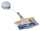 Durable Ausweishalter Chrome si 10St aus Metall mit Druckknopf