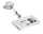 Durable Ausweishalter Chrome si 10St aus Metall mit Druckknopf