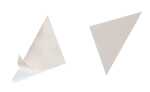 Durable Dreieckstasche tr 100St Cornerfix 125x125mm adhesiv
