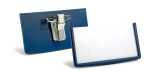 Durable Namensschild 40x75mm d.bl 25St FRAME mit Kombiklemme