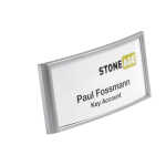 Durable Namensschild 30x65mm si 10St CLASSIC mit Magnet