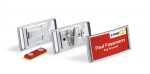 Durable Namensschild 30x65mm si 10St CLASSIC mit Kombiklemme