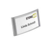 Durable Namensschild 34x74mm si 10St CLASSIC mit Magnet