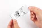 Durable Namensschild 34x74mm si 10St CLASSIC mit Magnet