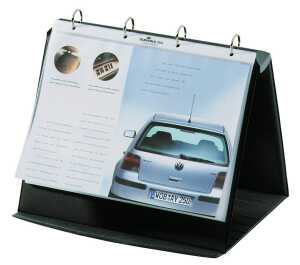 Durable Flipchart A4quer DURASTAR d gr Ringmechanik und 10 Hüllen