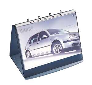 Durable Flipchart A3quer DURASTAR d gr Ringmechanik und 10 Hüllen