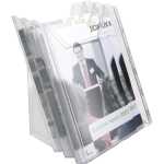 Durable Prospektspender A4 3tlg tr COMBIBOXX für Wand+Tisch