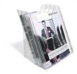 Durable Prospektspender A4 3tlg tr COMBIBOXX für Wand+Tisch