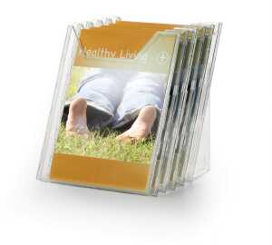 Durable Prospektspender A4 5tlg tr COMBIBOXX für Wand+Tisch