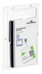 Durable Namensschild 60x90mm tr 5St mit Clip SB Verpackung