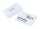 Durable Namensschild 54x90mm tr 10St mit Nadel SB Verpackung