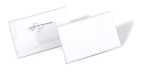 Durable Namensschild 40x75mm tr 10St mit Nadel SB Verpackung