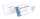 Durable Namensschild 40x75mm tr 10St mit Nadel SB Verpackung