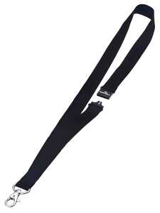 Durable Textilband sw Einzelverpackung 20mm breit mit Karabinerhaken