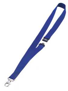 Durable Textilband d.bl 1St 20mm breit mit Karabinerhaken