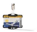 Durable Ausweiskartenhalter 54x87 sw mit Clip...