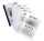 Durable Namensschilder Set 60x90mm 20 Schilder mit Clip und Papie