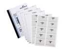 Durable Namensschilder Set 54x90mm 20St mit Kombiklemme