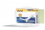 Durable Namensschild 54x85mm tr 10St Doppelbox wie 8219 o. Halter