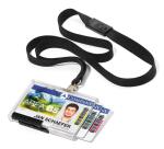 Durable Kartenhalter 54x87 tr 10St mit Textilband...
