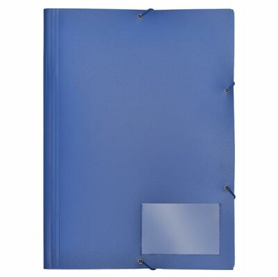 Foldersys Eckspanner-Sammelmappe Standard blau