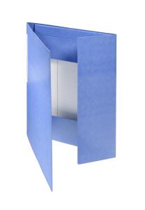 FSY Karton-Eckspanner-Sammelbox, Standard, blau, 1 Stück