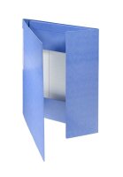 Foldersys Karton-Eckspanner-Sammelbox Standard blau