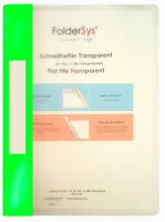 Foldersys Schnellhefter Transparent grün