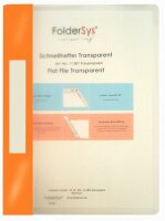 Foldersys Schnellhefter Transparent orange