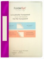 Foldersys Schnellhefter Transparent lila