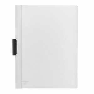 FSY Clip-Mappe, Transparent, rot, 1 Stück